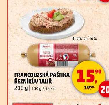 FRANCOUZSKÁ PAŠTIKA ŘEZNÍKŮV TALÍŘ, 200 g