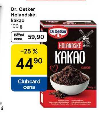 Dr. Oetker Holandské kakao, 100 g