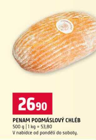 PENAM PODMÁSLOVÝ CHLÉB 500 g