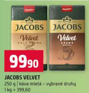 JACOBS VELVET 250 g