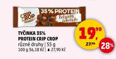 TYČINKA 35% PROTEIN CRIP CROP, 55 g