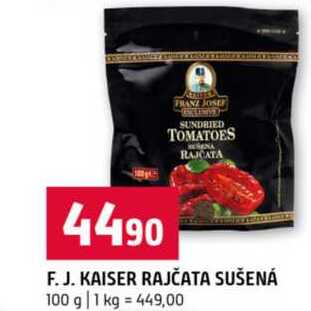F. J. Kaiser rajčata sušená 100 g