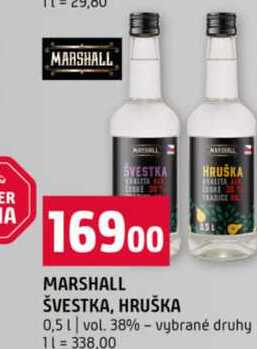 MARSHALL ŠVESTKA, HRUŠKA 0,5 l