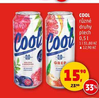 COOL plech, 0,5 l