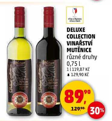 DELUXE COLLECTION VINAŘSTVÍ MUTĚNICE, 0,75 l