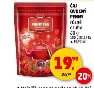 ČAJ OVOCNÝ PENNY, 60 g