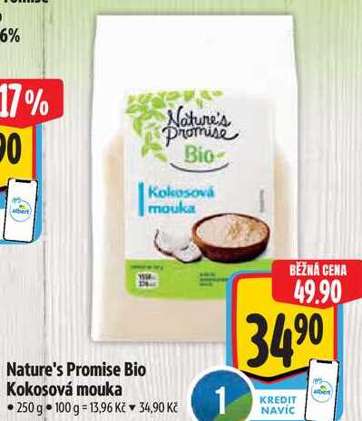Nature's Promise Bio Kokosová mouka, 250 g