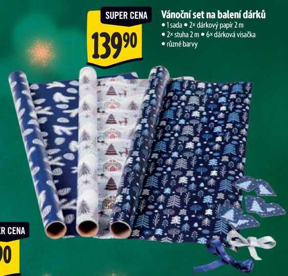 Vánoční set na balení