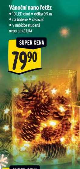 Vánoční nano řetěz