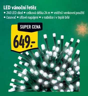 LED vánoční řetěz