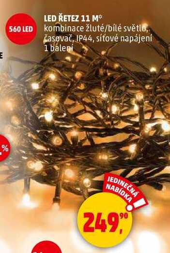 E LED ŘETEZ 11 M, 1 balení