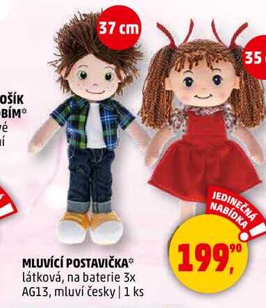 MLUVÍCÍ POSTAVIČKA, 1 ks