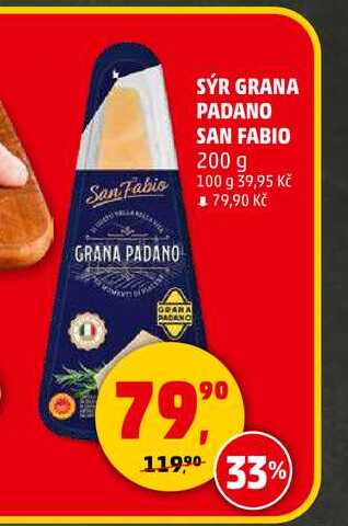 SÝR GRANA PADANO SAN FABIO, 200 g
