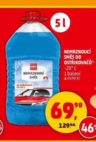 NEMRZNOUCÍ SMĚS DO OSTŘIKOVAČŮ, 5 l