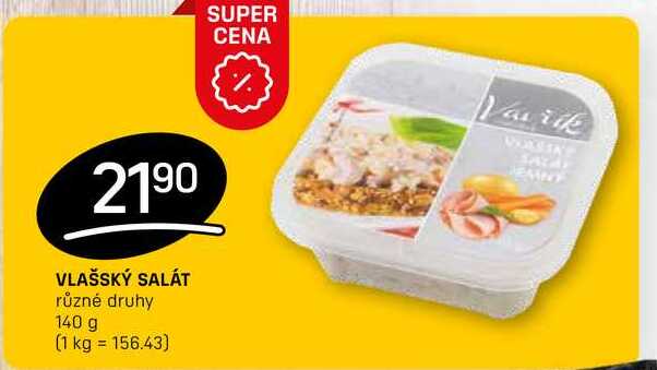 VLAŠSKÝ SALÁT různé druhy 140 g