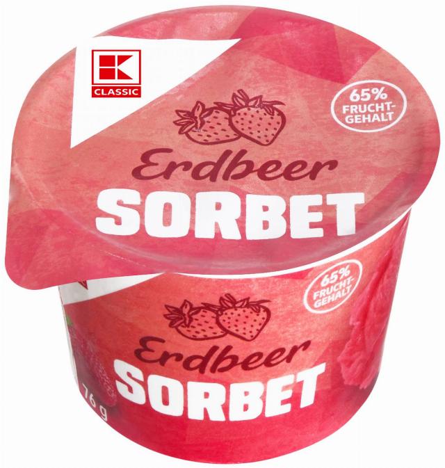 K-Classic Jahodová dřeň Zmrzlina