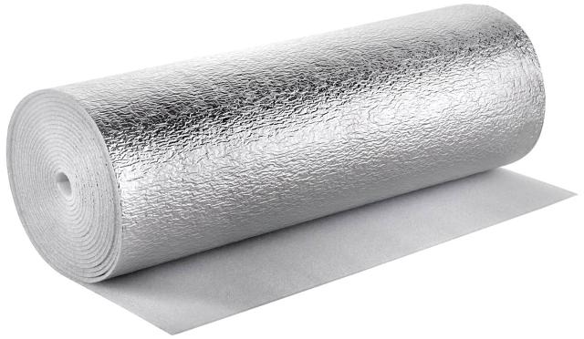 Reflexní fólie za radiátor rozměry: 0,5 x 5 m