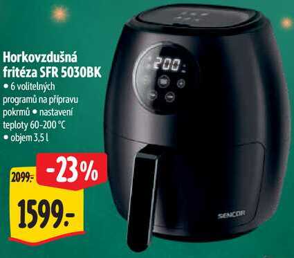Horkovzdušná fritéza SFR 5030BK