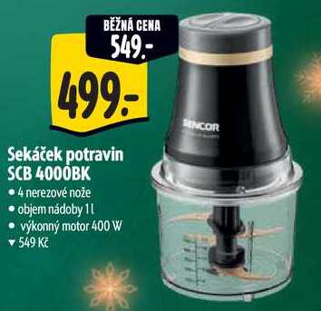 Sekáček potravin SCB 4000BK