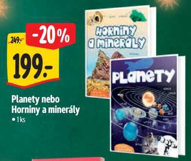 Planety nebo Horniny a minerály