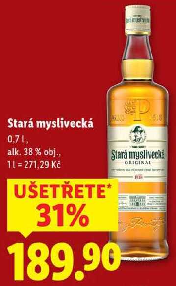 Stará myslivecká, 0,7 l