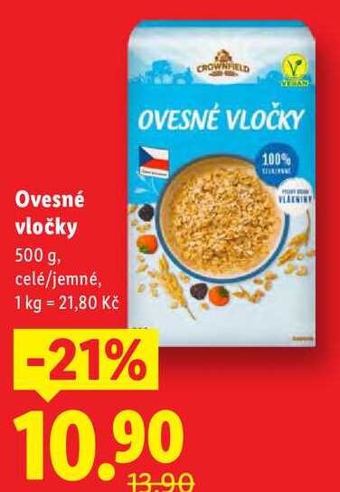 Ovesné vločky, 500 g