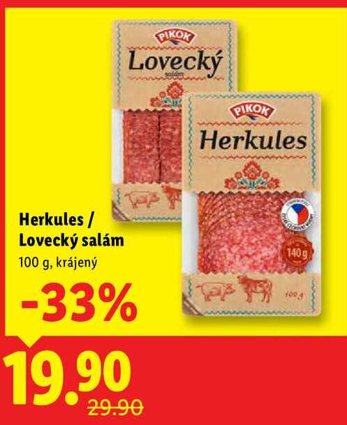 Herkules/Lovecký salám, 100 g