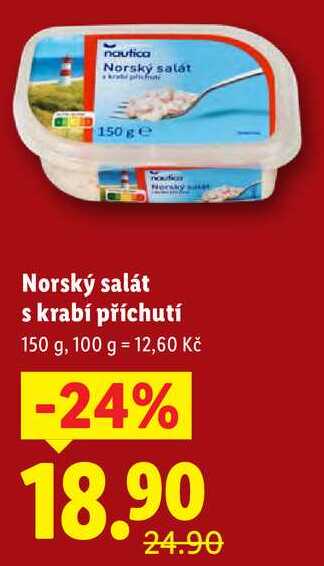 Norský salát s krabí příchutí, 150 g