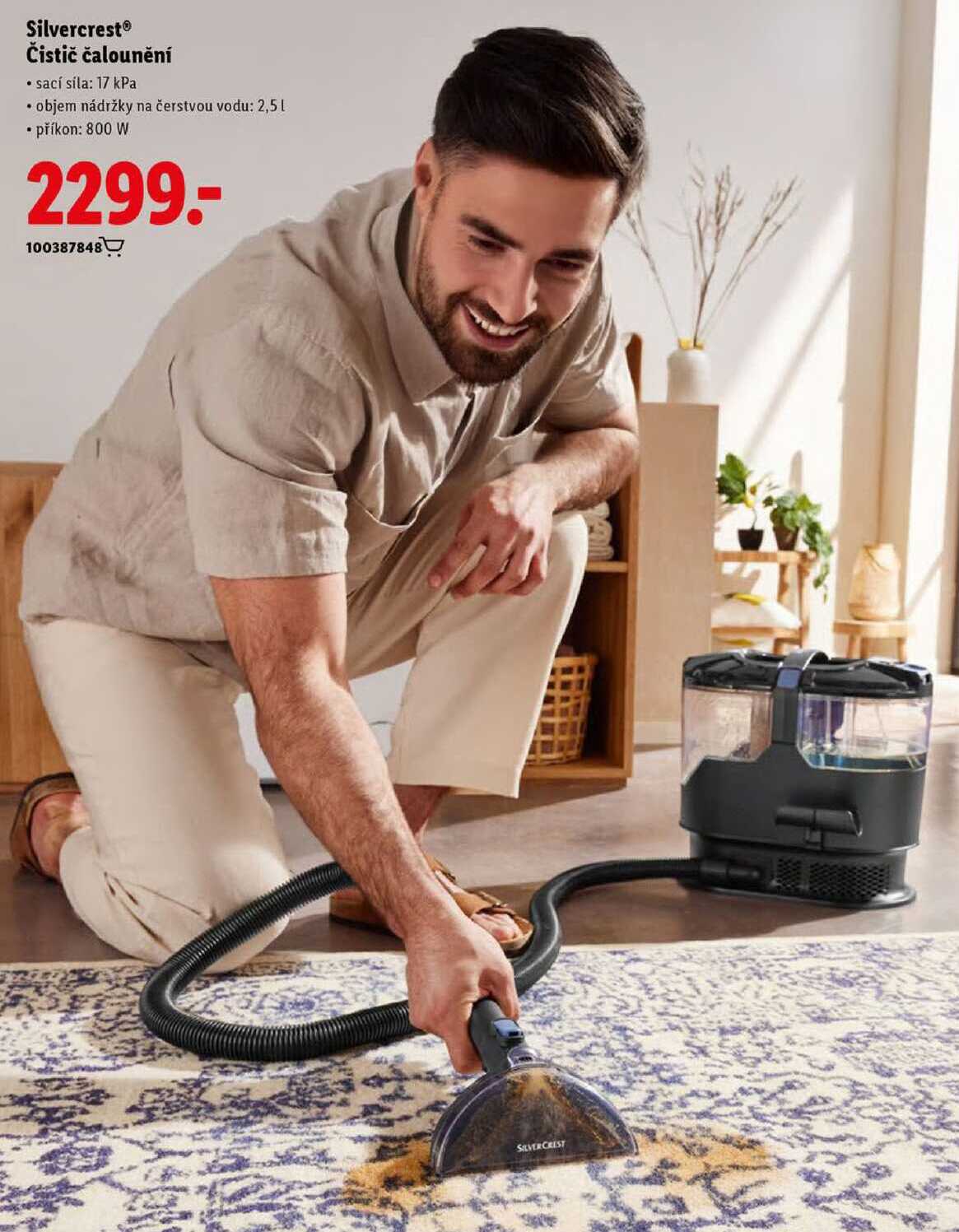 Silvercrest Čistič čalounění