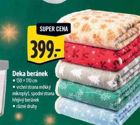   Deka beránek  130 x 170 cm  