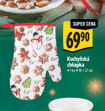   Kuchyňská chñapka 1ks 19 x 27 cm 