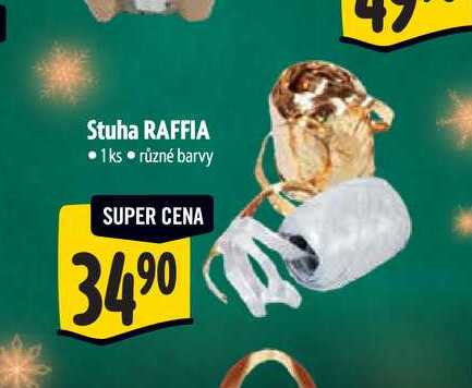 Stuha RAFFIA 1 ks  