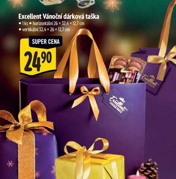 Excellent Vánoční dárková taška   1ks