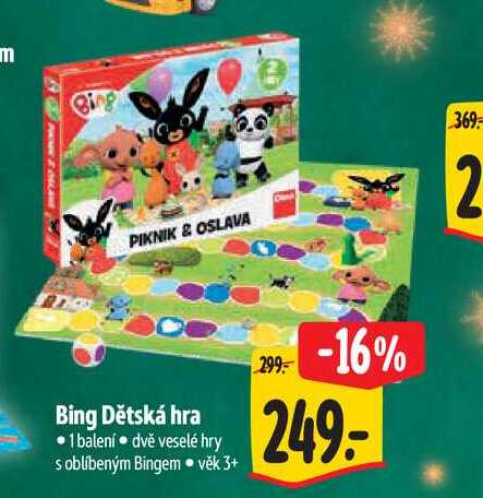   Bing Dětská hra 1 balení  