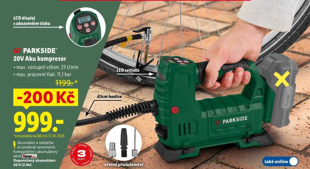 20V Aku kompresor