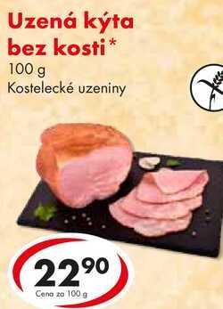 Uzená kýta bez kosti, 100 g