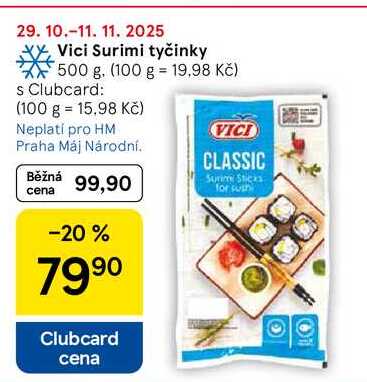 Vici Surimi tyčinky, 500 g 