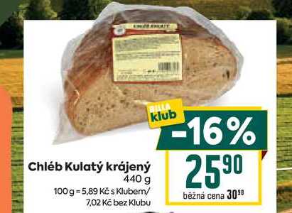 Chléb Kulatý krájený 440 g