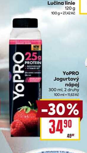 YOPRO Jogurtový nápoj 300 ml