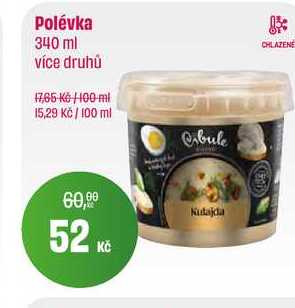 Polévka 340 ml více druhů