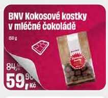 BNV Kokosové kostky v mléčné čokoládě 60g
