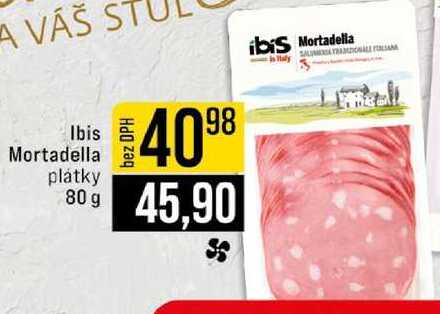 Ibis Mortadella plátky 80 g