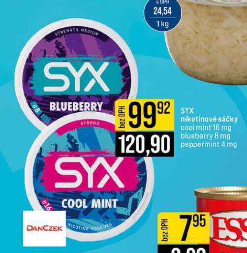 SYX nikotinové sáčky 1 balení