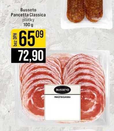 Busseto Pancetta Classica plátky 100 g