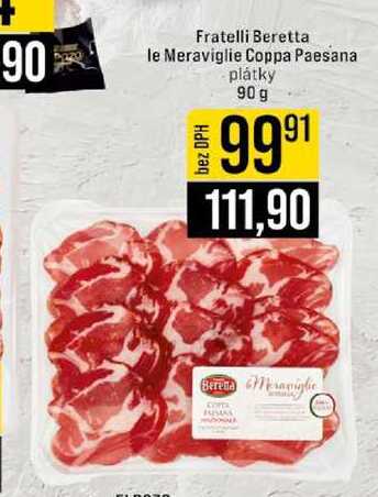 Fratelli Beretta le Meraviglie Coppa Paesana plátky 90 g