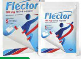 FLECTOR® 180 mg, léčivá náplast, 5 ks