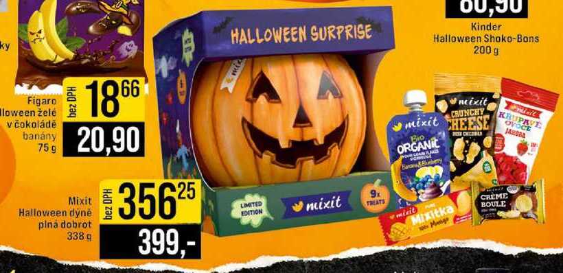 Mixit Halloween dýně plná dobrot 338 g