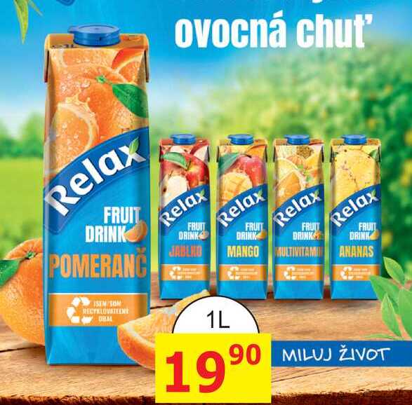 Relax Fruit drink 1l