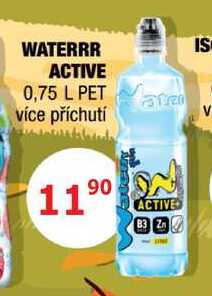 WATERRR ACTIVE 0,75 L PET
