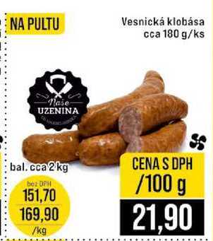 Vesnická klobása 100 g